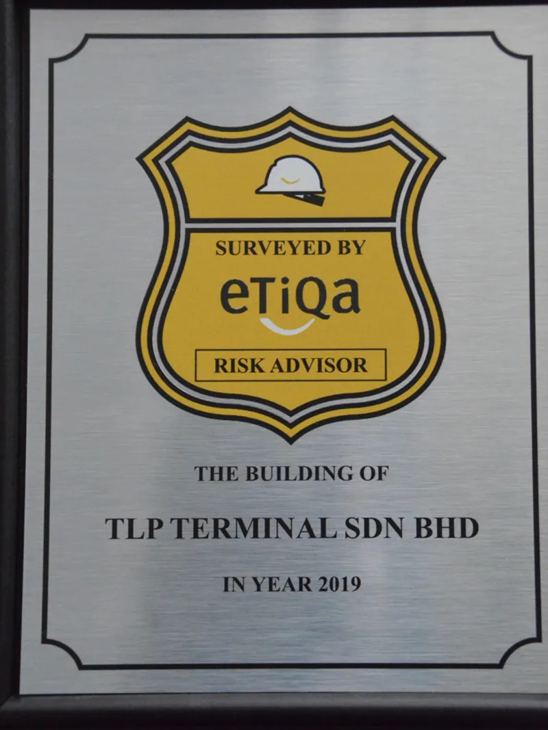 Etiqa Insurance Risk Advisor 2019 Silver Plaque