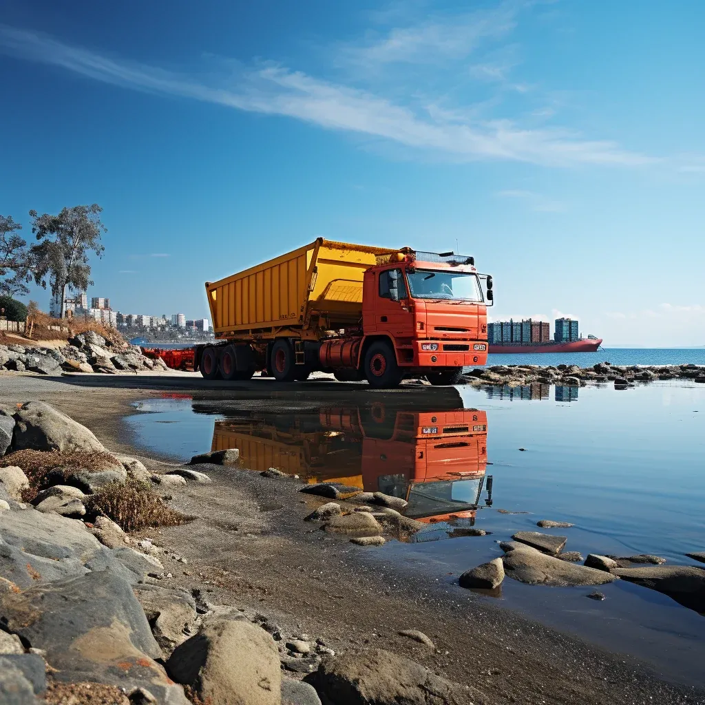 Tipper lorry service