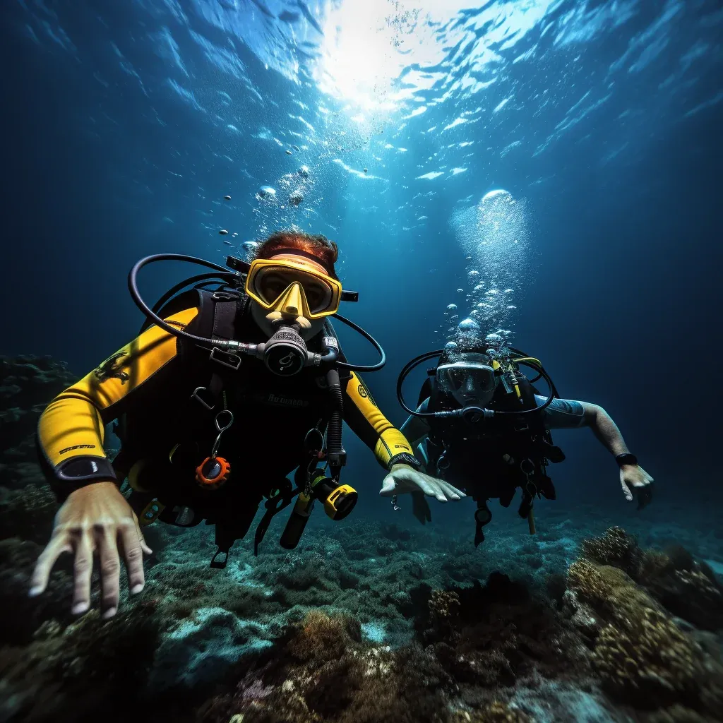 Diving services team