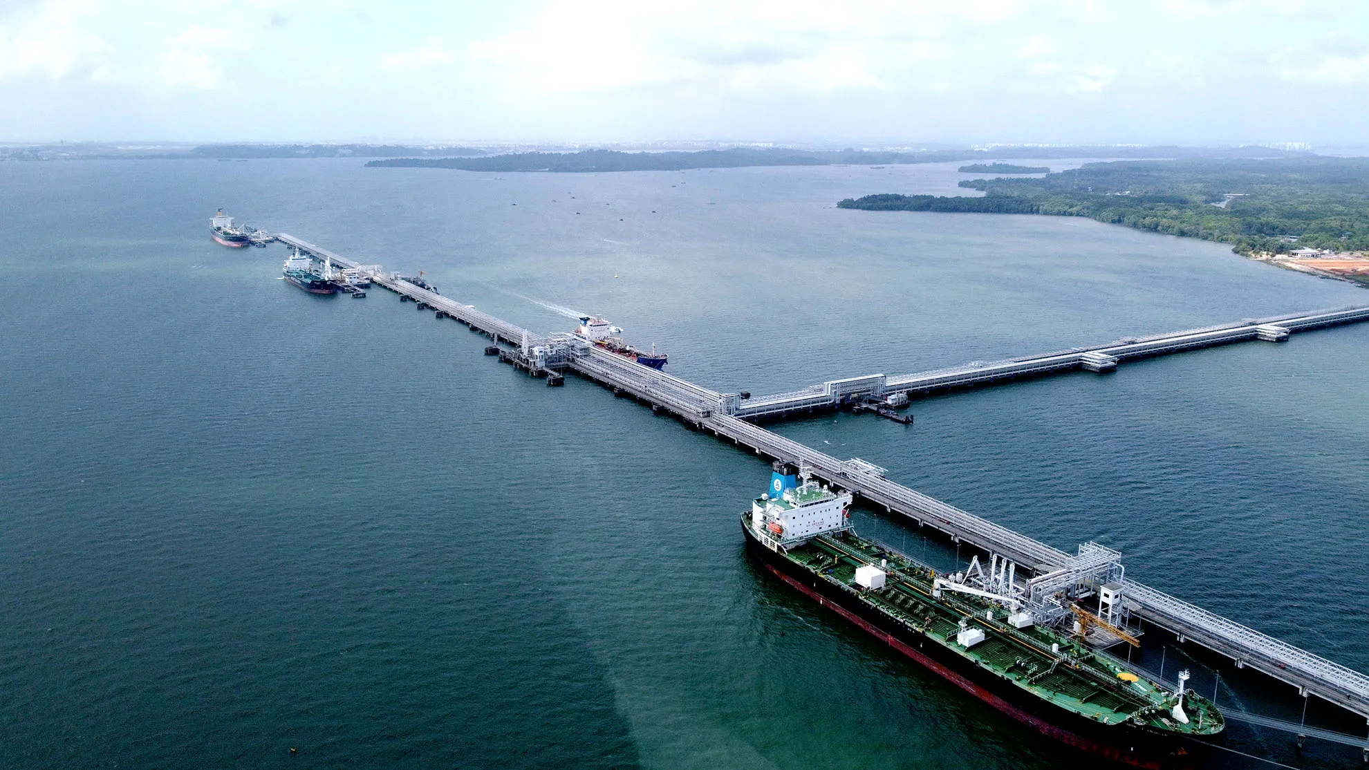Liquid cargo jetty at Tanjung Langsat Port