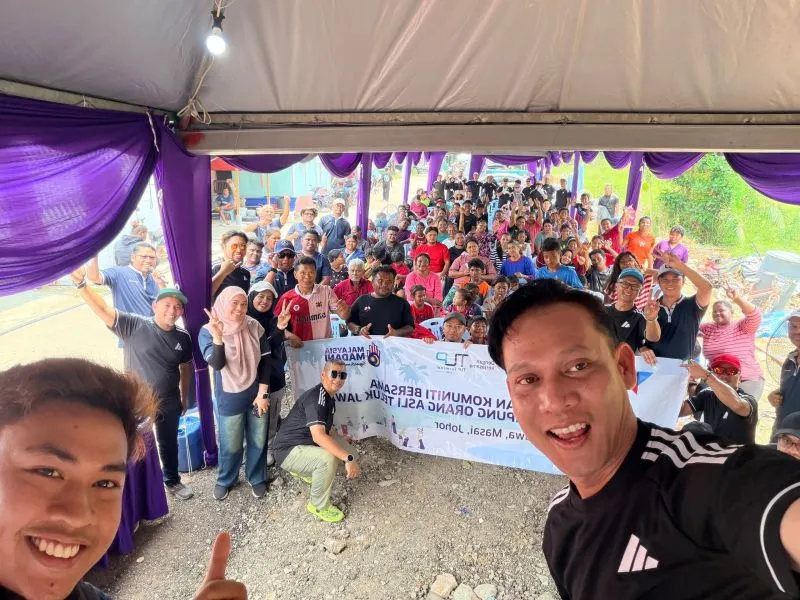 Community programme with Kampung Orang Asli Teluk Jawa