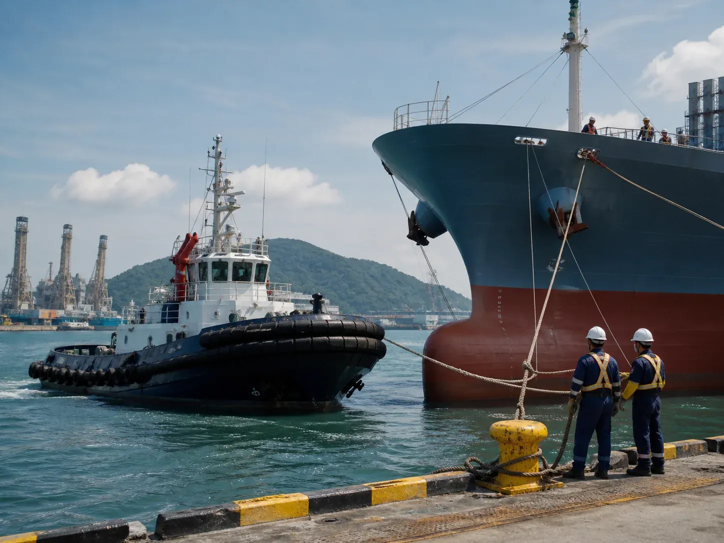 Marine operations at Tanjung Langsat Port